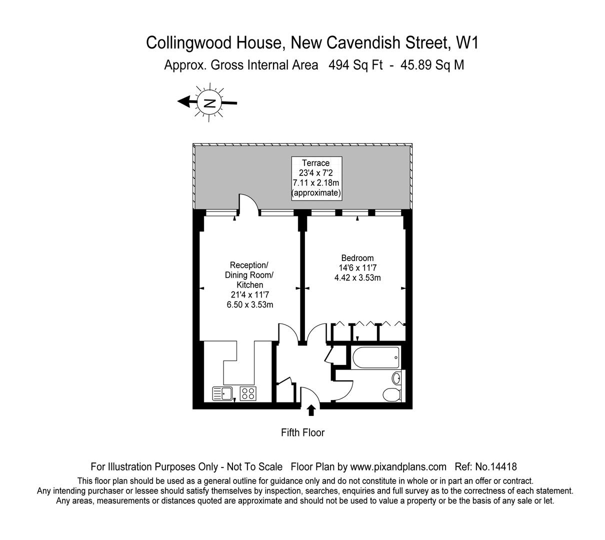 Collingwood House, Fitzrovia, W1 LDG